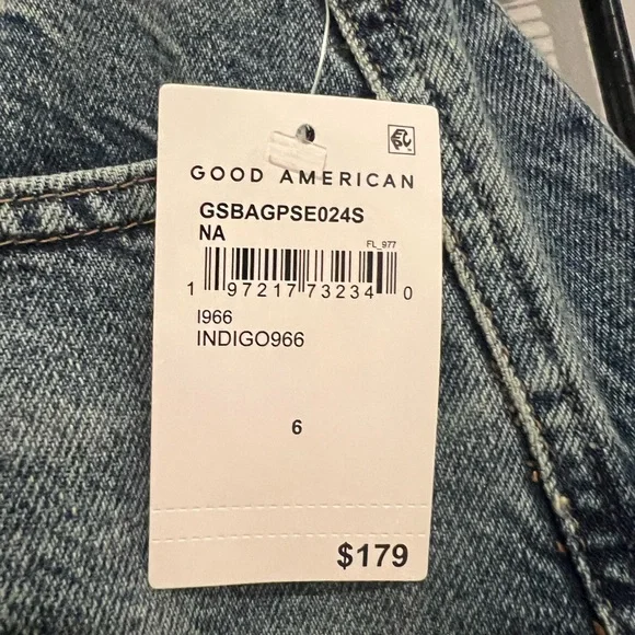 Good American Good Extreme Barrel Jeans, Sz 6 NWT - Picture 9 of 9